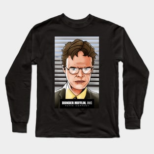 Dwight Schrute Dunder Mifflin Long Sleeve T-Shirt